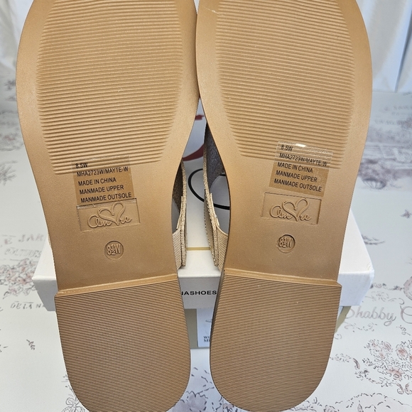 NEW!!! MIA Mayte Gold and Brown Sandals with Braided Sandals Size 8.5 - Picture 4 of 4